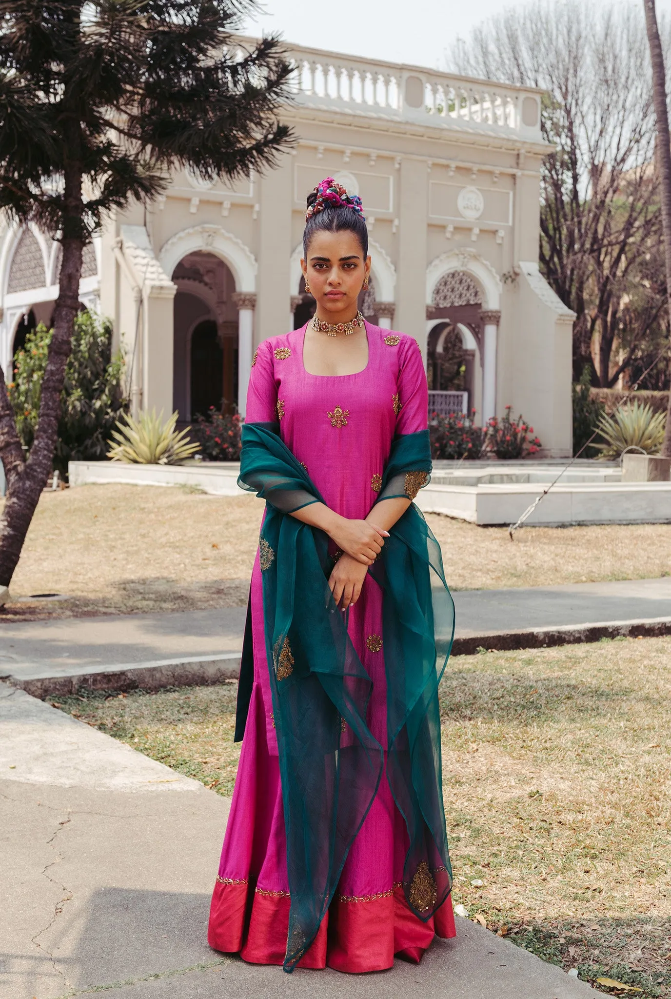 Begum Silk Kurta Set