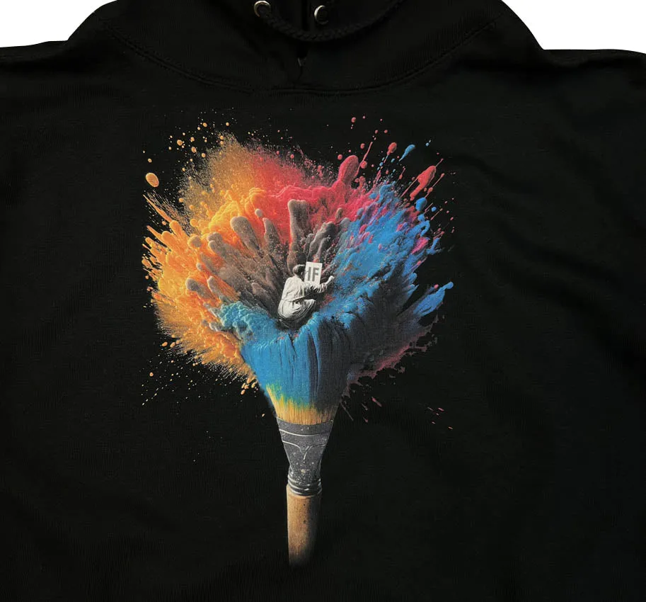 Big Brush Pullover Hoodie