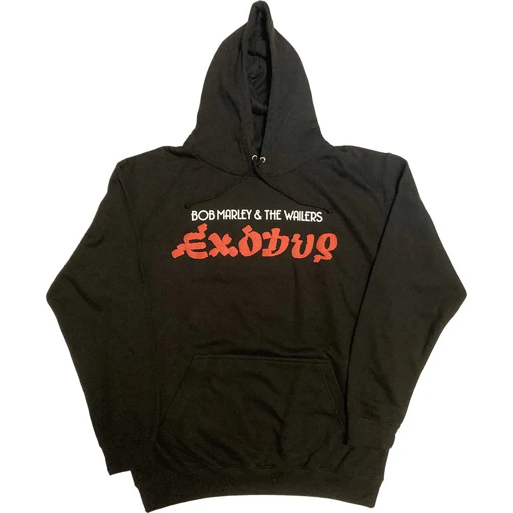 Bob Marley Unisex Pullover Hoodie: Exodus Wailers European Tour 77