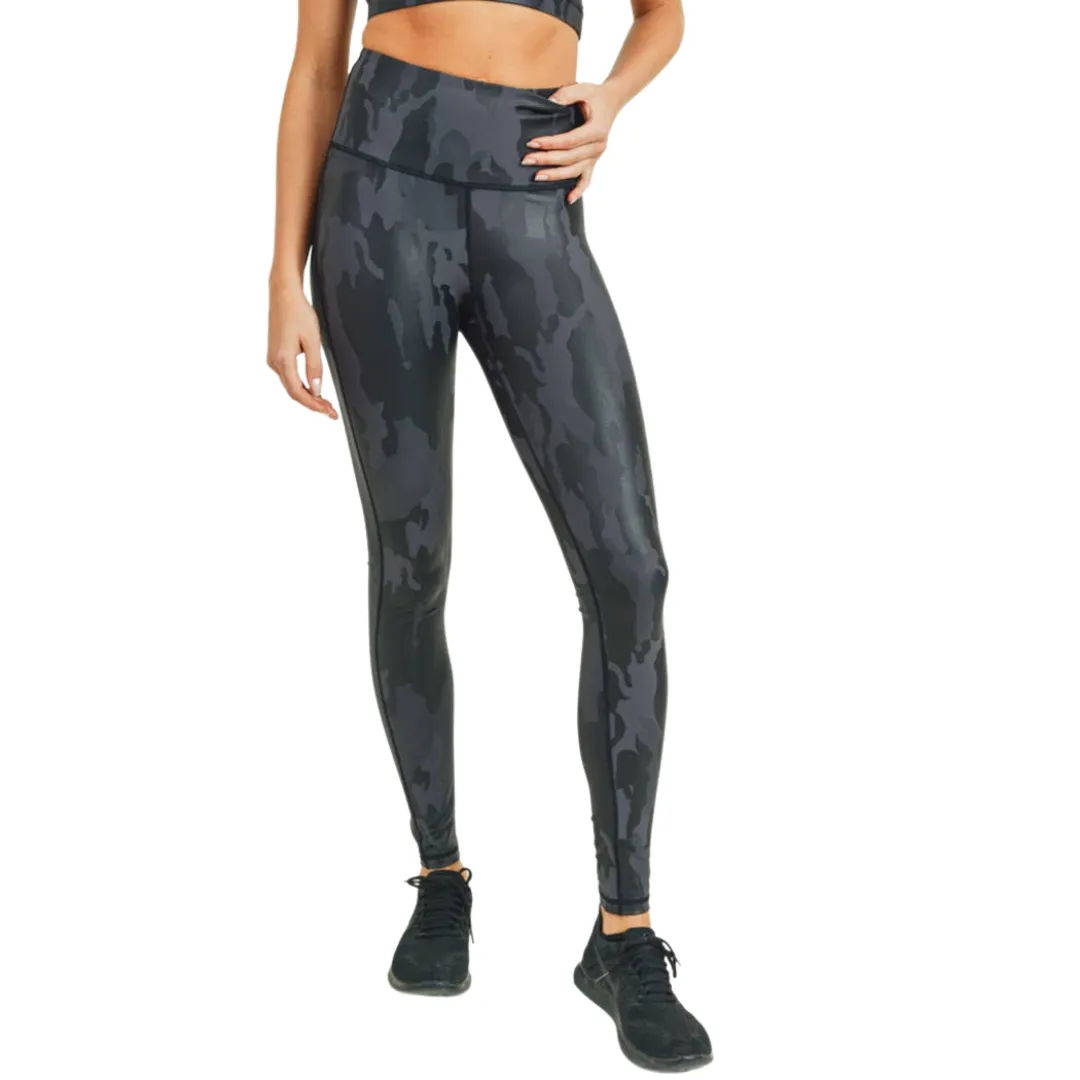 Camo Foil Highwaist Leggings