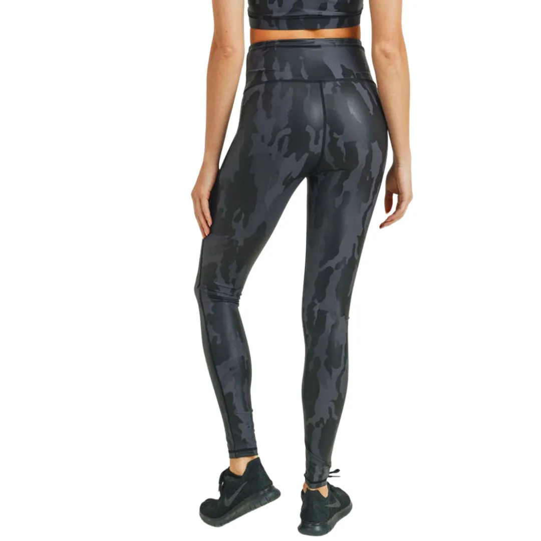 Camo Foil Highwaist Leggings