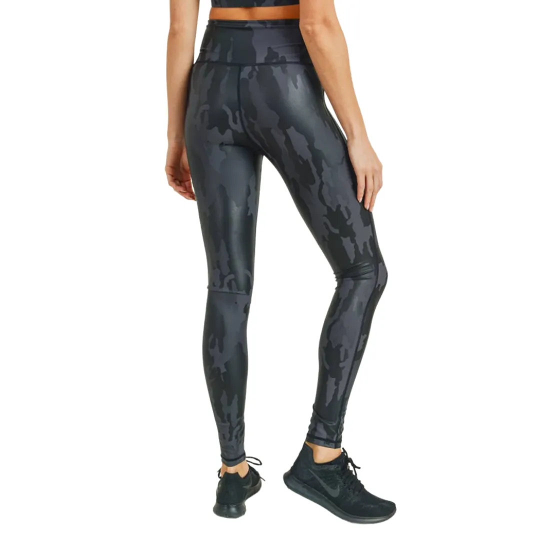 Camo Foil Highwaist Leggings