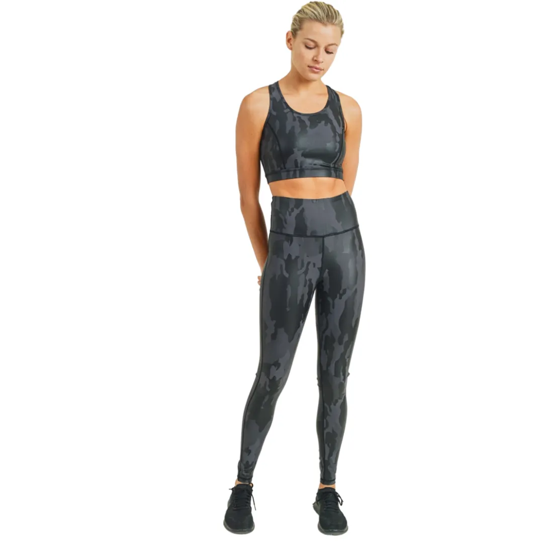 Camo Foil Highwaist Leggings