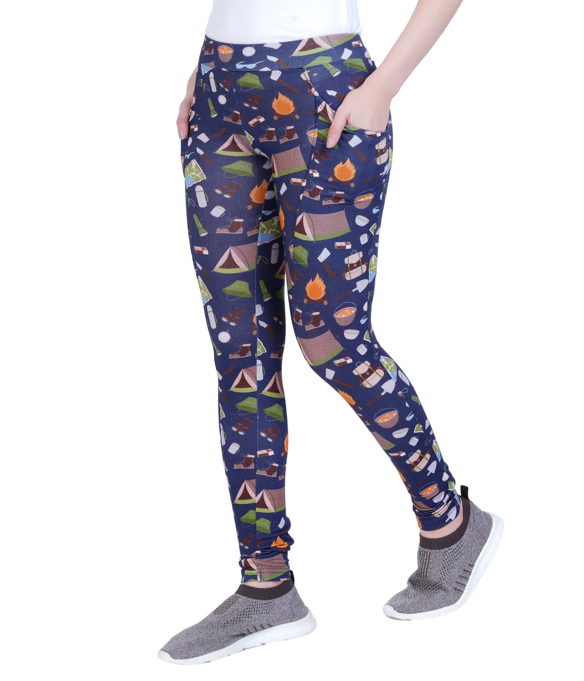 Camping Adults Leggings with Pockets [FINAL SALE]