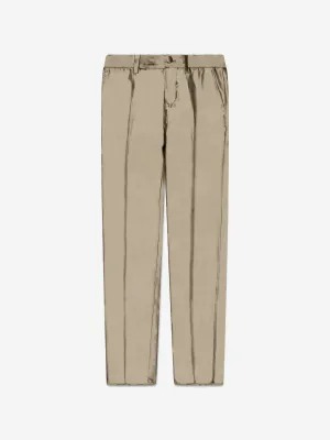 Dolce & Gabbana Boys Silk Suit Trousers in Gold