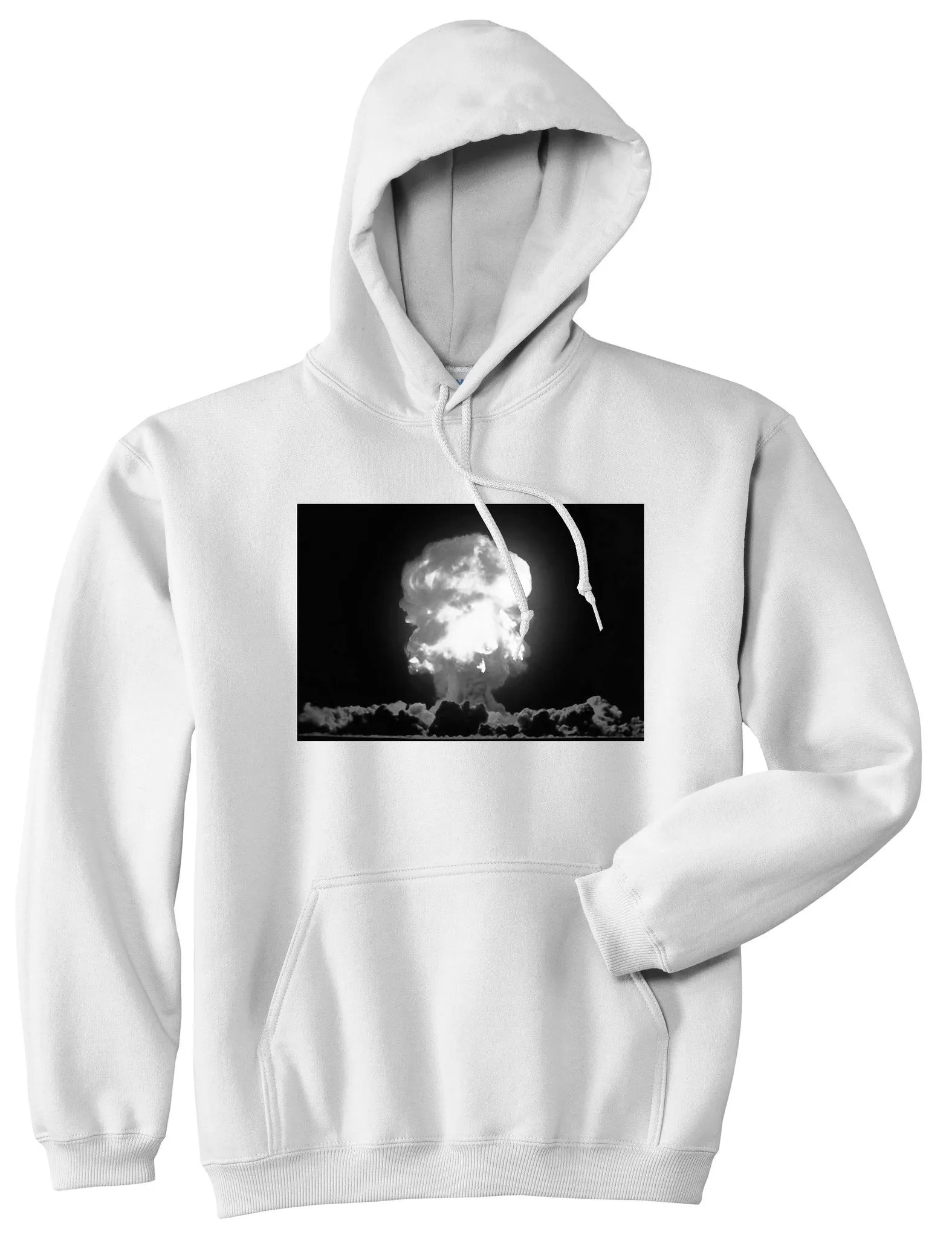 Explosion Nuclear Bomb Cloud Pullover Hoodie