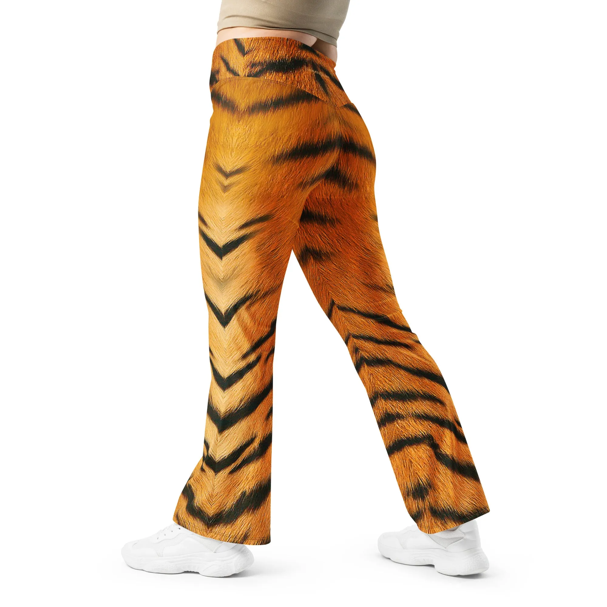 Flare Tiger Print Leggings, lioness-love