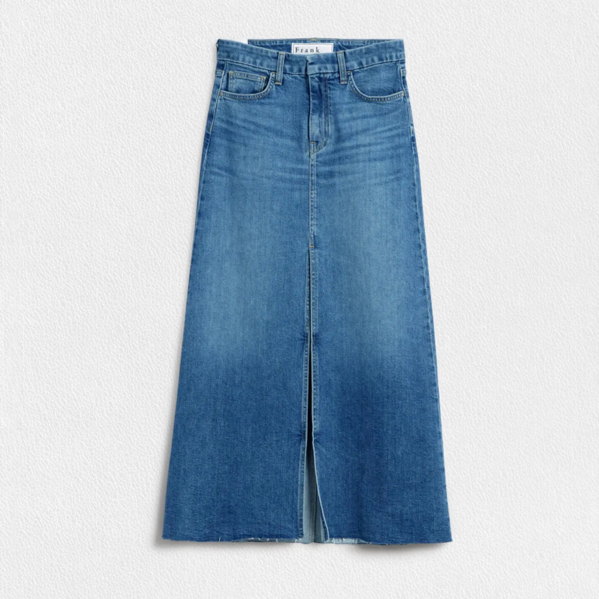 FRANK AND EILEEN - DONNYBROOK MIDI DENIM SKIRT