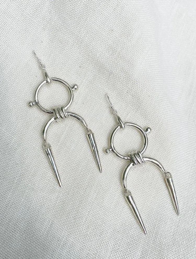 Hawkly Dynasty Earrings (Bronze or Silver)