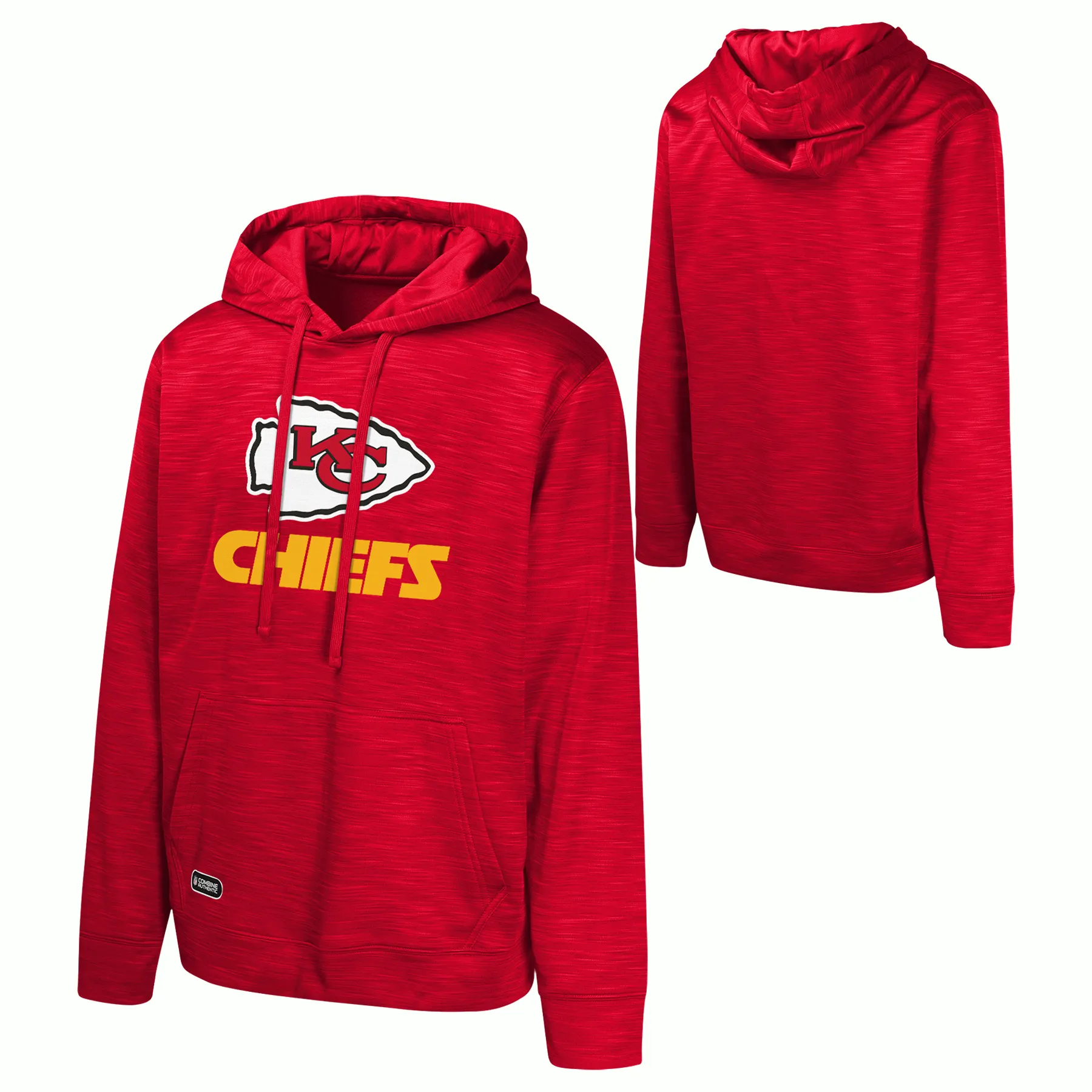 Kansas City Chiefs Adult Red NFL Pullover Hoodie Sweatshirt