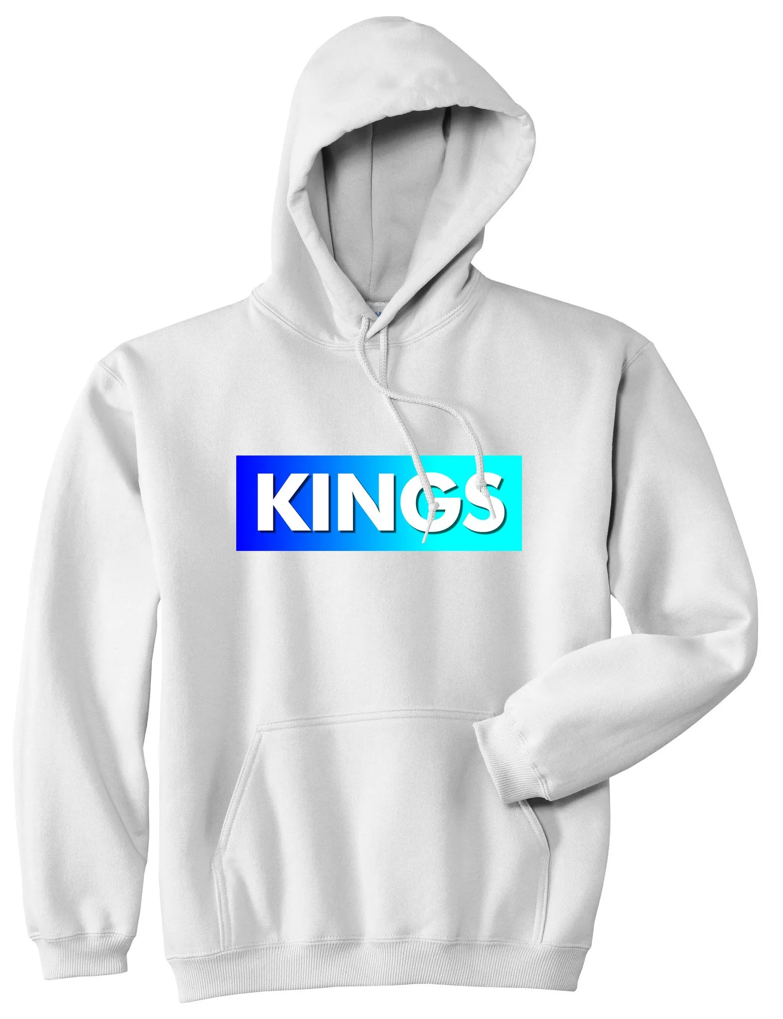 Kings Blue Gradient Pullover Hoodie Hoody