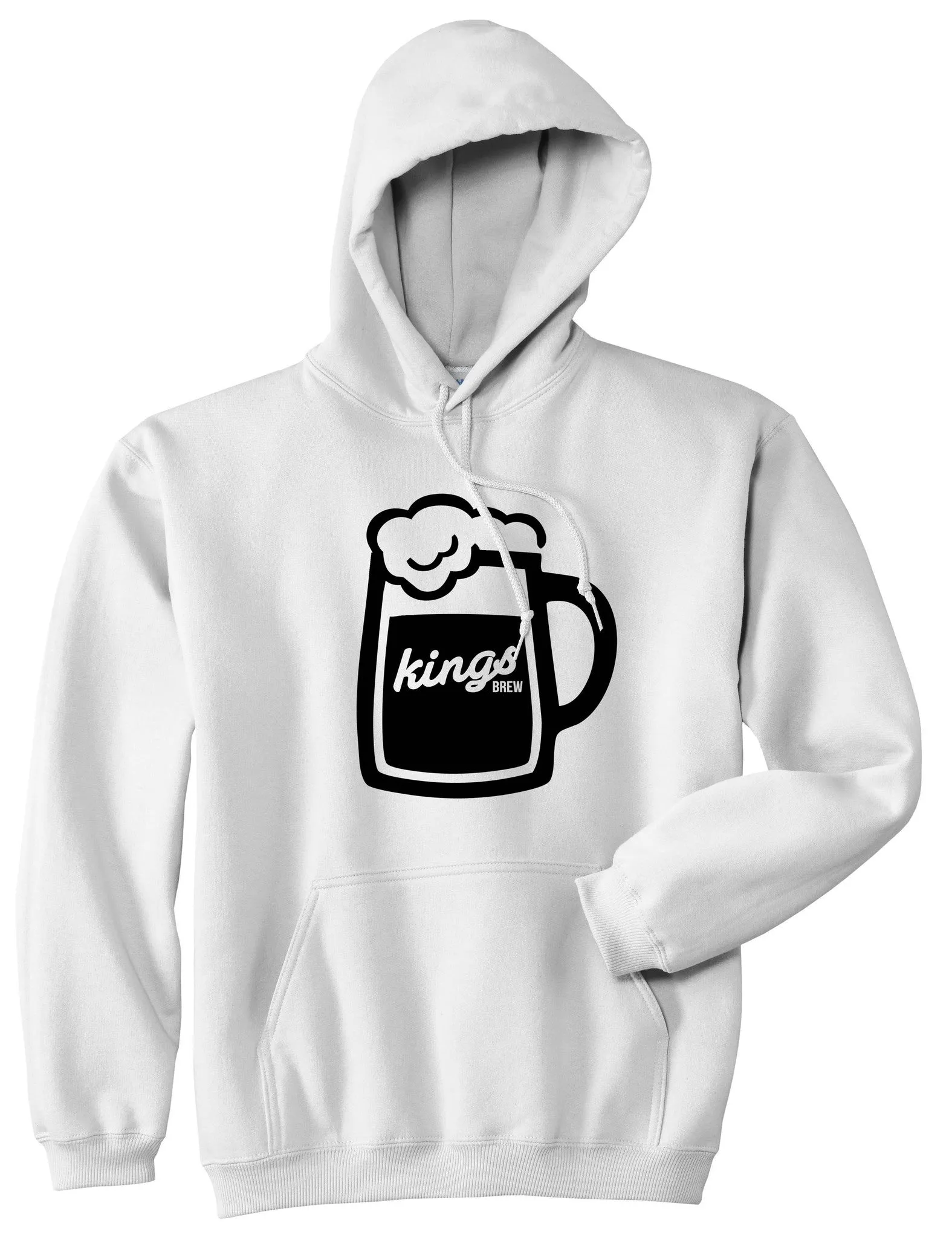 Kings Brew Beer Pint Pullover Hoodie Hoody