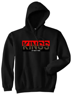 Kings Of NY Cheetah Print Logo Pullover Hoodie Hoody