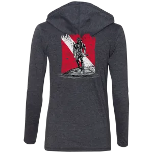 Ladies LS T-Shirt Hoodie