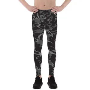 Men's Performance Black Camo Leggings for Ultimate Comfort and Flexibility