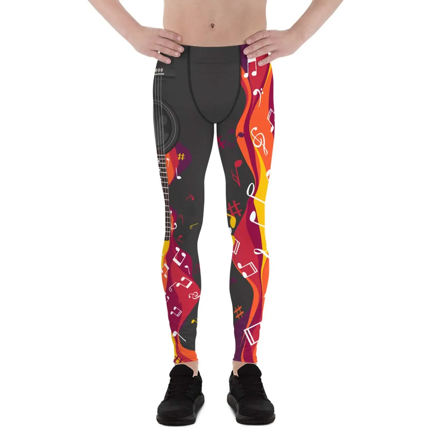 Men's Performance Music-Infused Active Leggings