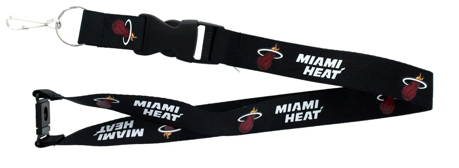 Miami Heat Wordmark Buckle Lanyard