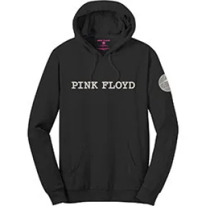 Pink Floyd Unisex Pullover Hoodie: Logo & Prism (Applique)