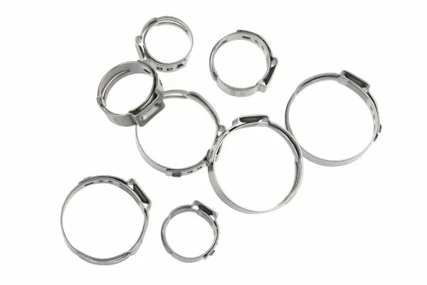 Redhorse Performance -16AN Stainless Steel Push Lock Hose Clamp, 2Pcs/Pkg - 420-16