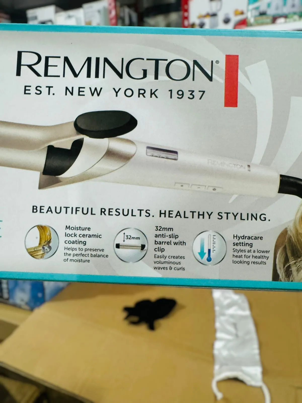 Remington Hydra-Luxe Hair Curling Tong 32mm