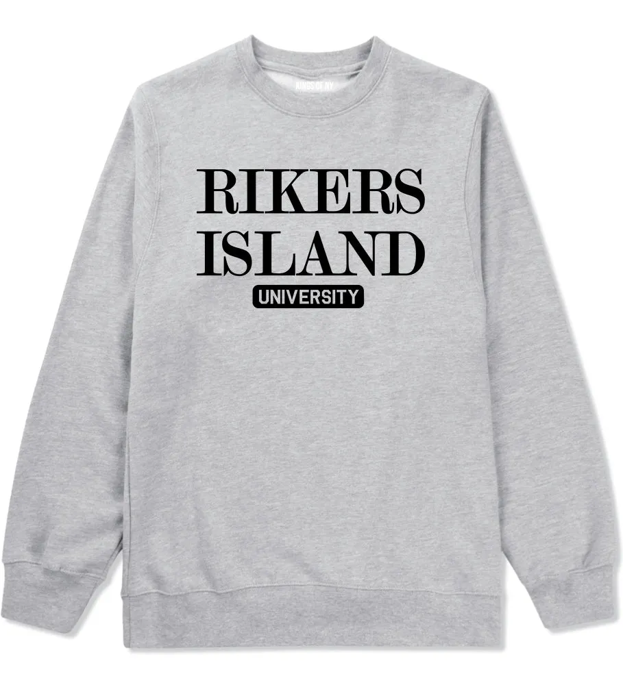 Rikers Island University Mens Crewneck Sweatshirt