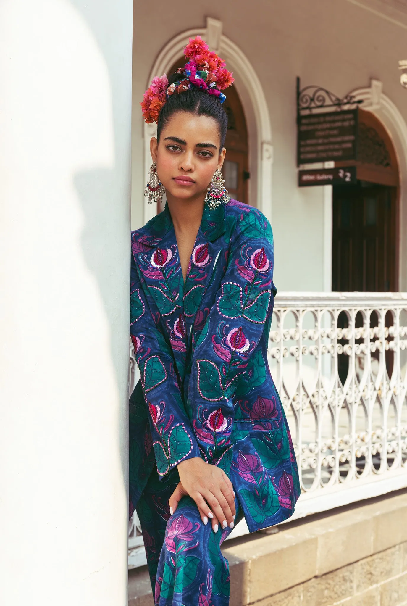 Taragarh Silk Pantsuit