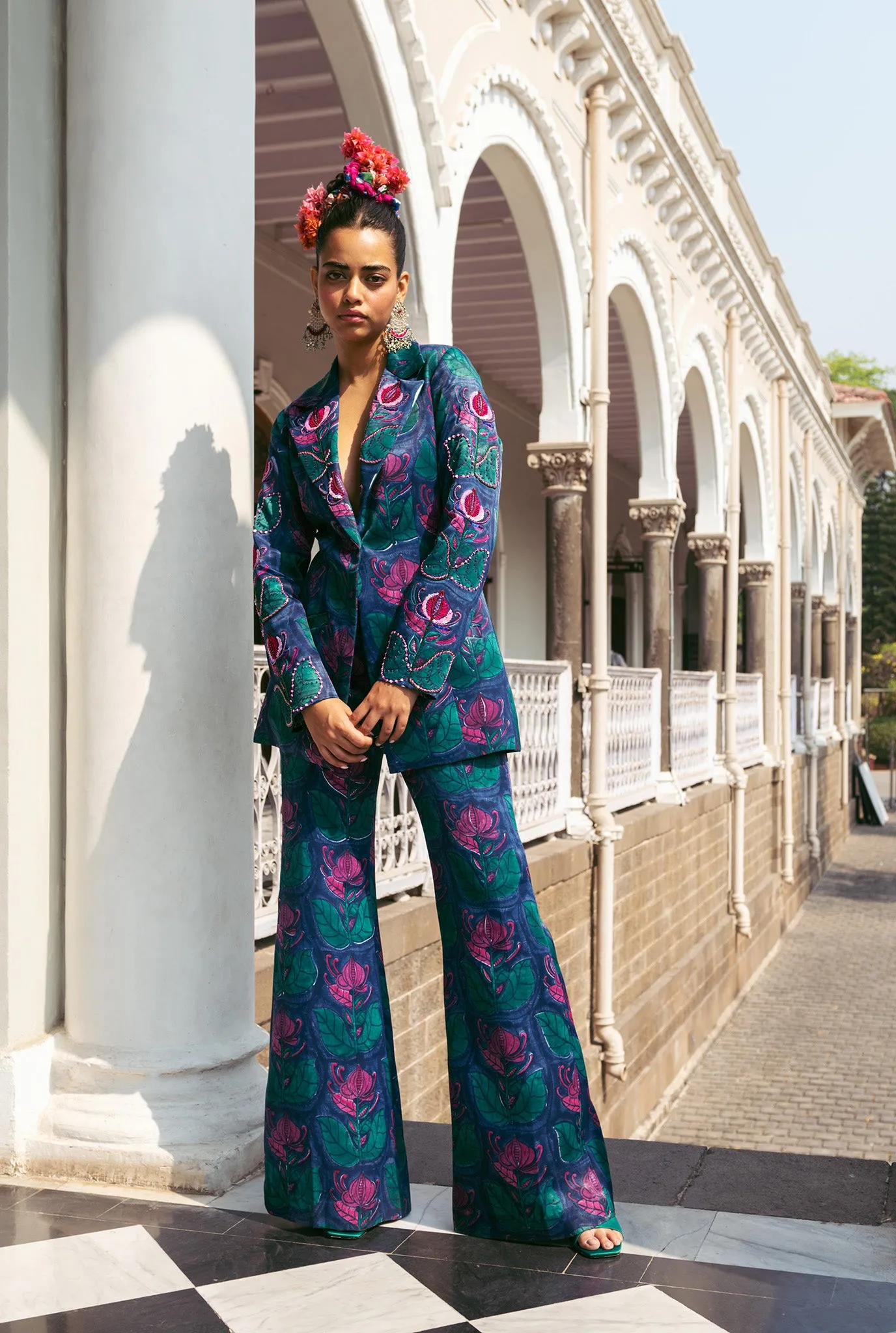 Taragarh Silk Pantsuit