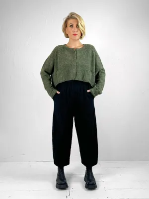 Wool and Cotton Easy Trousers - 2 Colours