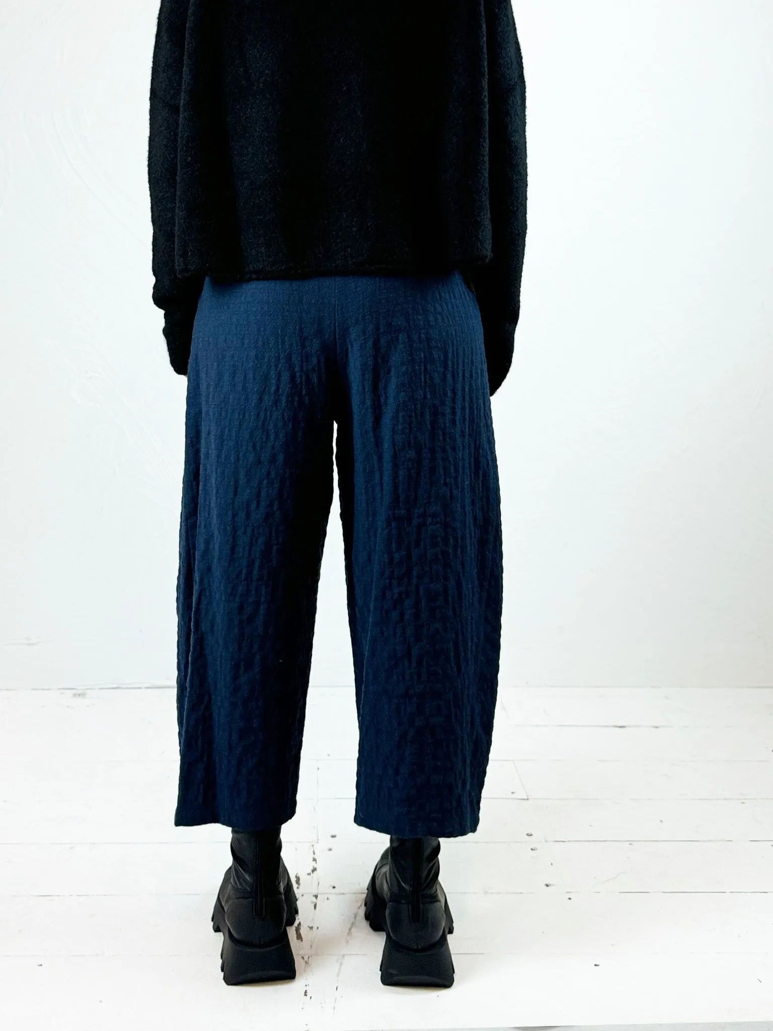 Wool and Cotton Easy Trousers - 2 Colours