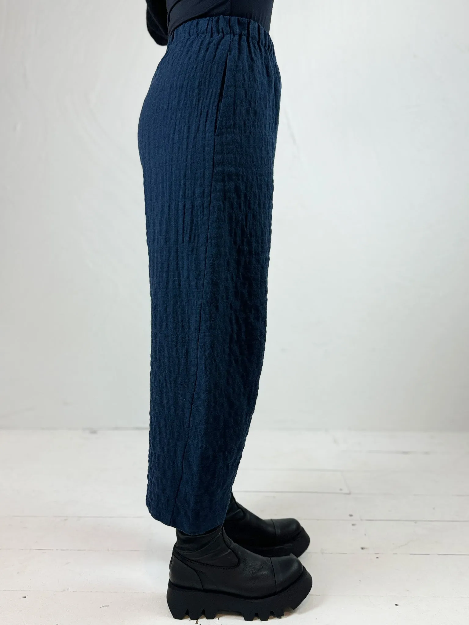 Wool and Cotton Easy Trousers - 2 Colours