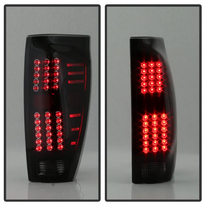 Xtune LED Tail Lights Chevy Avalanche (2002-2006) Black Smoked